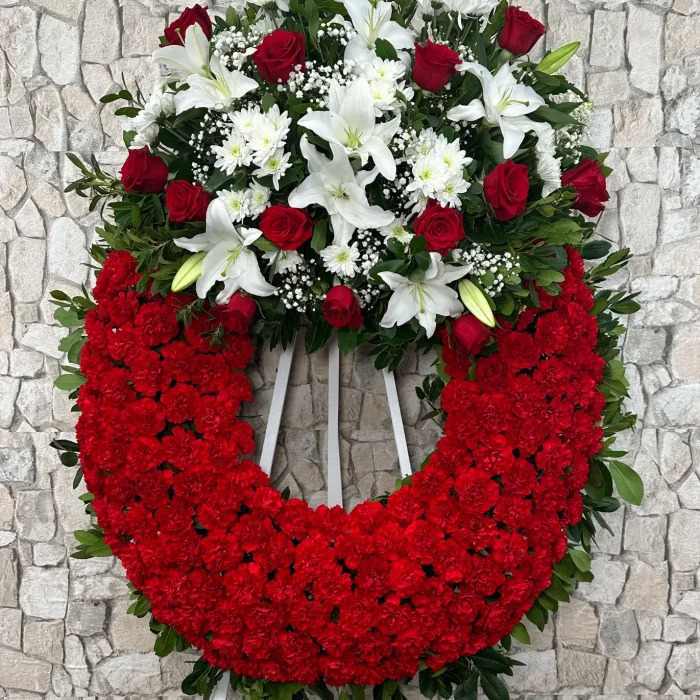 Corona de flores Orcero