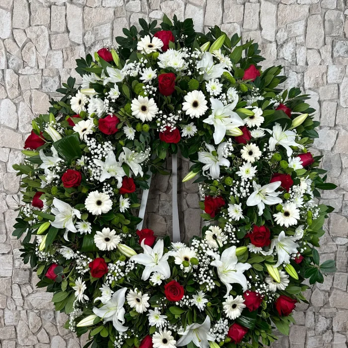 Corona de flores Manzanilla