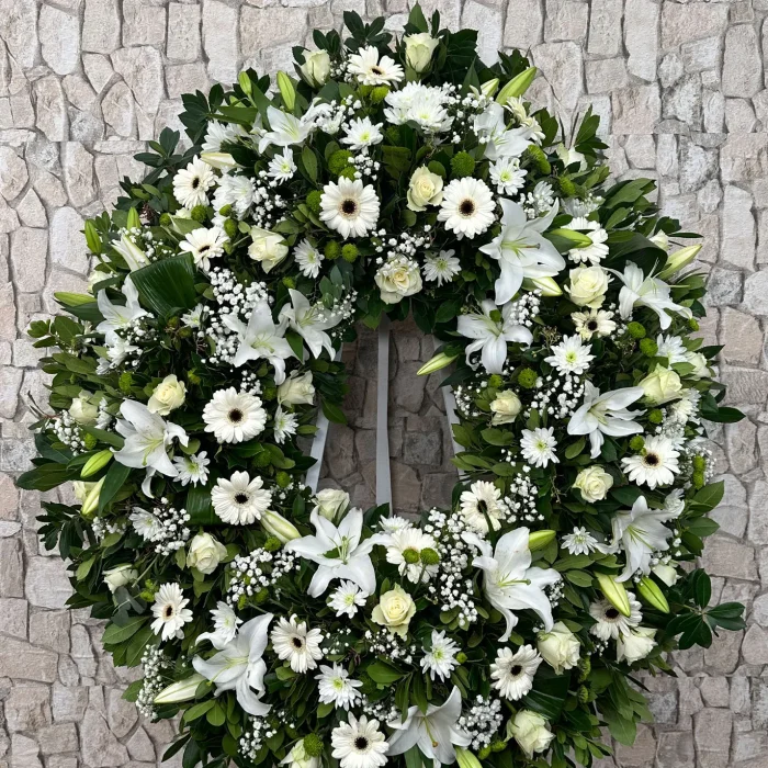 Corona de flores Linares