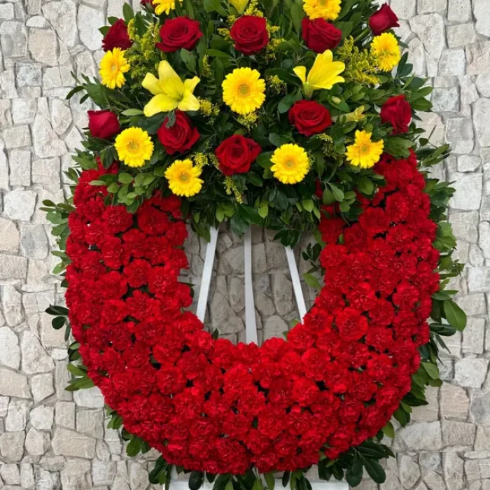 Corona de flores Adamuz