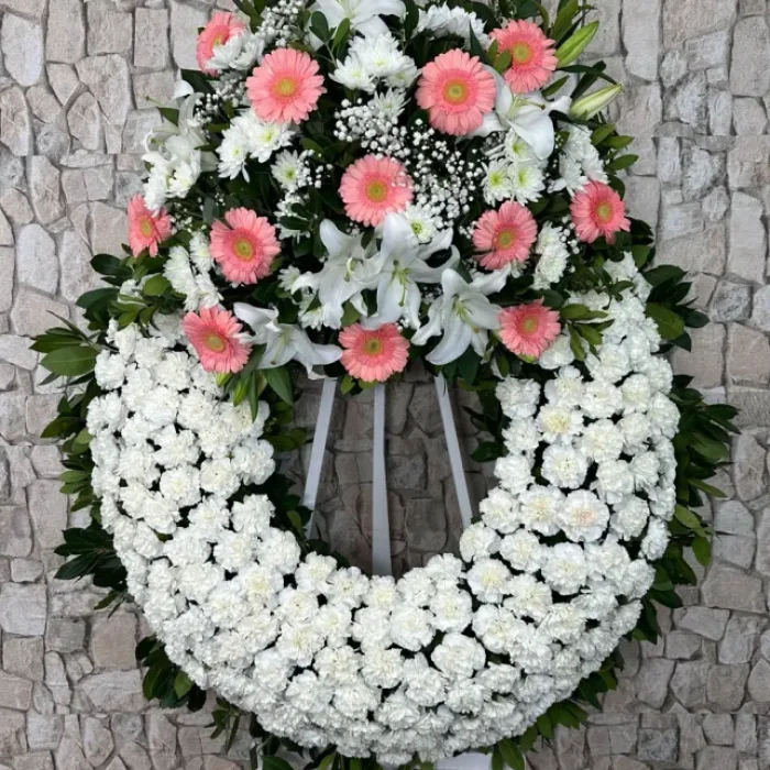 Corona de flores Santaella