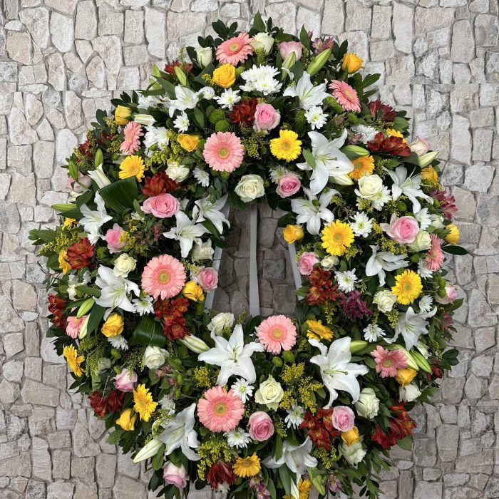 Corona de flores Gilena